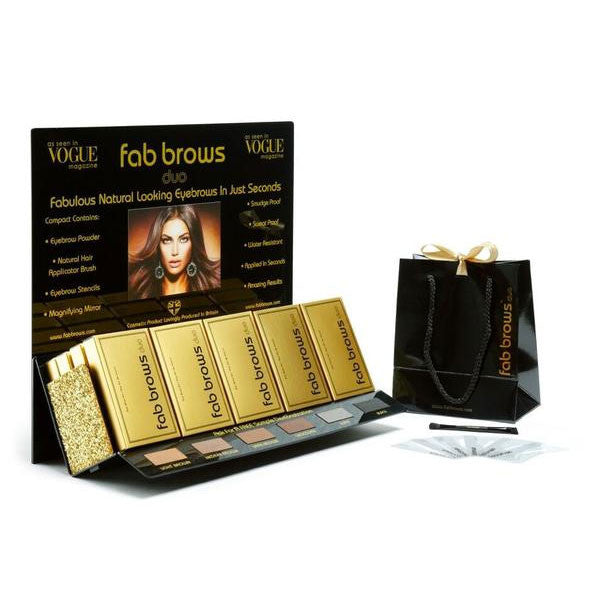 Point Of Sale Including 20 Fab Brows DUO Eyebrow Kits